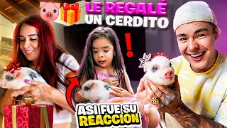 LES REGALO UN CERDO A ADRI Y MI HIJA SALOMÉ🐷😱