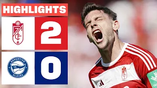 GRANADA CF 2 - 0 DEPORTIVO ALAVÉS | HIGHLIGHTS LALIGA EA SPORTS