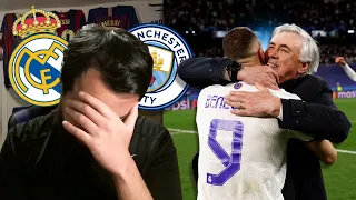 MAD BARCELONA FAN REACTION to REAL MADRID VS MAN CITY 3-1 (LIVE REACCION)