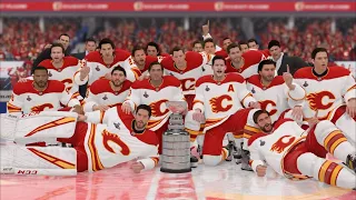 NHL 22 Stanley Cup Calgary Flames Celebration (PS4) Stanley Cup Champions