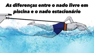 As DIFERENÇAS entre o nado livre em PISCINA e o nado ESTACIONÁRIO