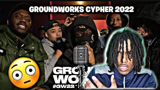 AMERICAN REACTS TO: #GW22 Groundworks Cypher 2022: Kwengface , DA , Digga D , Booter Bee AND MORE!
