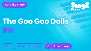 The Goo Goo Dolls - Iris (Lower Key) Karaoke Piano