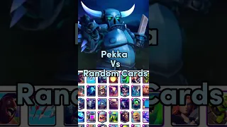 Pekka Vs Random Cards!! #shorts