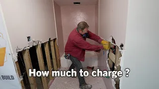 How Much to Charge to Demo a Bathroom