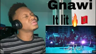Gnawi - AMAN RO3B | امان الرعب Prod.CEE-G [ OFFICIAL VIDEO ] Reaction