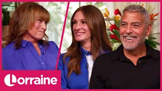 George Clooney & Julia Roberts on Their New Film, Friendship & Lorraine's Hilarious Questions | LK