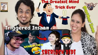 Sherlock Didi Does The Greatest Mind Trick Ever!! || @triggeredinsaan || Indian Reaction