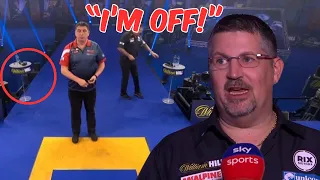 Table Gate Incident between Gary Anderson and Mensur Suljović #darts