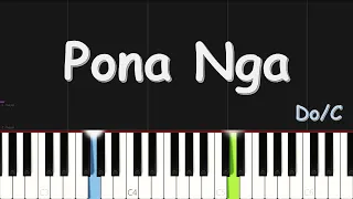 Shaddaï Ndombaxe x Rosny Kayiba – Pona Nga | EASY PIANO TUTORIAL BY Extreme Midi