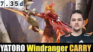 🤯YATORO [Windranger] HC 7.35D - DOTA 2 HIGHEST MMR MATCH#dota2    #dota2gameplay   #yatorodota2