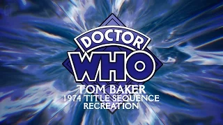 Doctor Who | Tom Baker 1974 Title Sequence Recreation