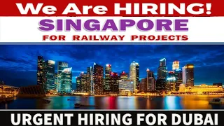 We are hiring for Singapore Dubai & gulf job vacancy 2022 #singapore#dubai#qatar#oman#kuwait#uae
