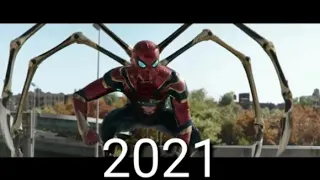 spider man evolution | 1977 to 2021 | spiderman full attitude | #short #short