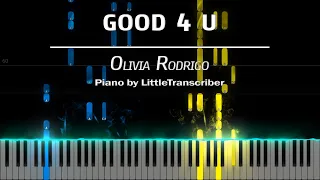 Olivia Rodrigo - good 4 u (Piano Cover) Tutorial by LittleTranscriber