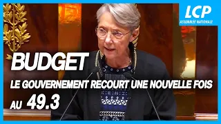 Budget : le Gouvernement recourt une nouvelle fois au 49.3 - LCP Assemblée nationale - 2/11/2022