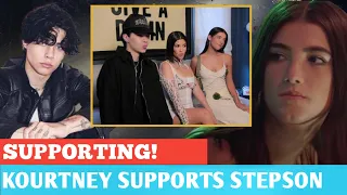 SUPPORT! Kourtney Kardashian Supports Stepson Landon Barker After Tears Of HeartBreak From Charli