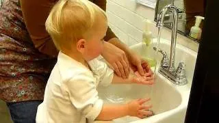 Montessori Infant Video, Practical Life: handwashing