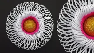 Giant Fluffy Center for Paper Flowers | DIY tutorial on Fluffy Paper Flower