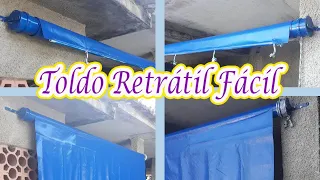 TOLDO RETRÁTIL, TOLDO DE ENROLAR, VENHA APRENDER!!!!