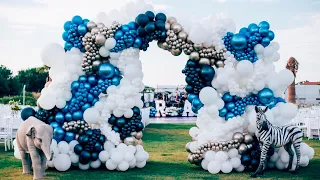 Organic Balloon Decoration | Ho to make arch entrance by Kalisan