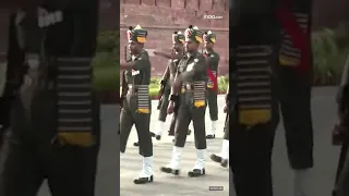 Independence Day 2023 Full dress rehearsal of different armed forces at Red Fort in Delhi