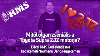 Mitől olyan zseniális a Toyota Supra 2JZ motorja? - Befejező rész a Neumann János egyetemről