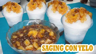 SIKRETO SA DINUDUMOG NA SAGING O SABA CON YELO | BANANA ICE DESSERT SWAK PANG-NEGOSYO NGAYONG SUMMER