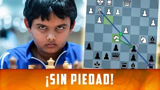 ¡NIÑO PRODIGIO ATACA SIN PIEDAD A MAGNUS CARLSEN! | Aimchess Rapid 2023