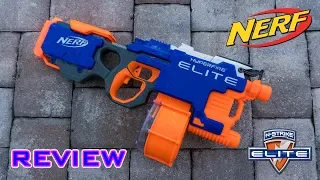 [REVIEW] Nerf Elite Hyperfire Unboxing, Review, & Firing Test