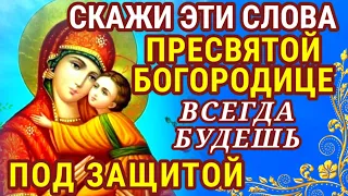 БОГОРОДИЦА НЕ КАЖДОМУ ПОСЫЛАЕТ ЭТУ МОЛИТВУ О ПОМОЩИ И ЗАСТУПЛЕНИИ Включи и будешь под защитой