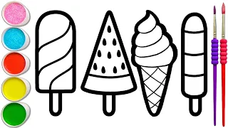 how to draw ice cream easy for beginners