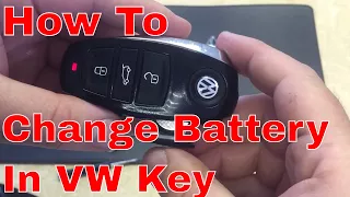 VW Touareg emergency key and battery removal