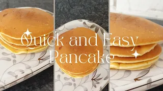 pancake quick and easy recipe | perfect  to make with kids | Bakers Bites