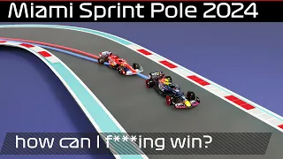 Formula 1 Miami GP 2024 | Sprint Quali Max vs Leclerc | Max had mistakes but everybody as well