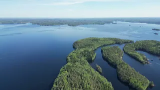 Sauvansaaret islands near Pellossalo, lake Saimaa, Savonlinna, Finland 26.5.24