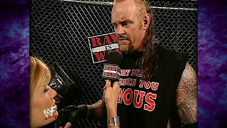 The Undertaker: "Tonight Austin Comes Face To Face With Big Daddy Deadman!" 4/30/01