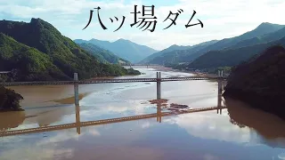 The water level of the Yanba Dam suddenly rises due to the typhoon no.19