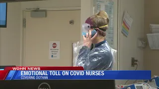 Emotional toll on COVID-19 nurses
