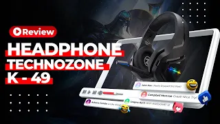 Techno Zone Gaming Headphone K49 | مراجعة في دقيقة