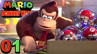 Mario vs Donkey Kong Switch – Walkthrough Part 01 [100%] (4K)