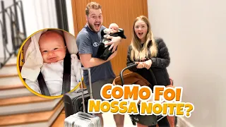 DORMINDO FORA DE CASA PELA PRIMEIRA VEZ COM O TOM! 🥰