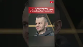 Andrzej Dragan o Chat-GPT: Będziemy daleko w tyle pod każdym względem