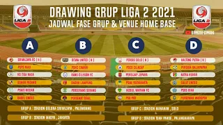 Hasil Drawing Grup Liga 2 Indonesia 2021 & Venue Stadion Liga 2021