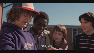 Stranger Things but it's just Dustin swearing Backwards!