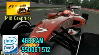 Play F1 2014 On Intel Core 2 Duo E7200 + 4gb Ram + 9500gt. Core 2 Duo Gaming Test #1