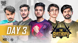 The Birthday Bash | KOD Esports | Day 3 | i8, Star , Qwerty, Bablu, Rage & many more...