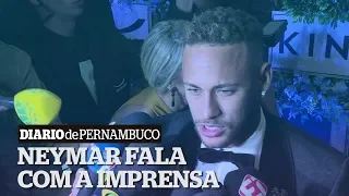 Neymar fala pela primeira vez com a imprensa após a Copa