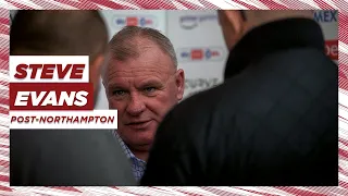 Steve Evans' reaction | Stevenage 2-3 Northampton Town