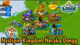 Mini Rally Trap Nekat Ke Kingdom Neraka❗K1001 Langsung Kena Karpet Para Titan Sultan! | Lords Mobile
